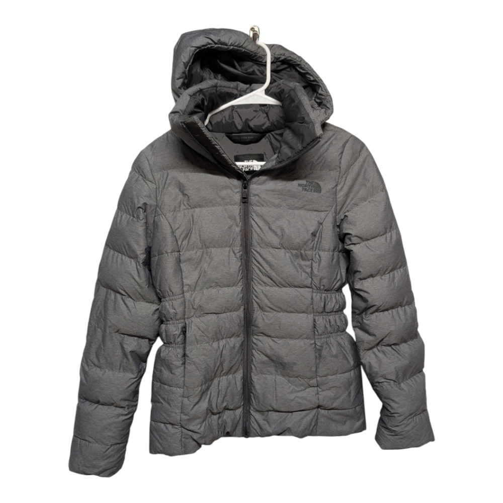 THE NORTH FACE 550 Down Fill Puffer Gotham Jacket Gray (Women's XS)